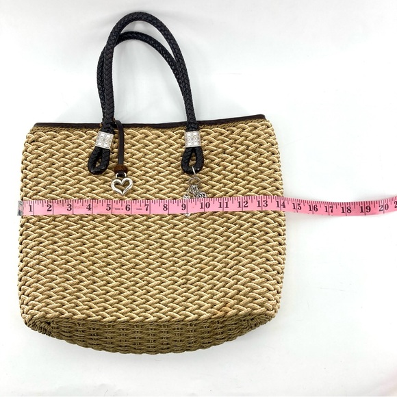 Brighton basket weave hand bag coastal nautical beach style - Picture 8 of 9